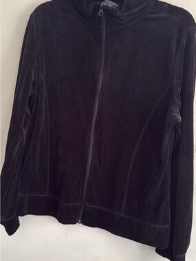 Women’s Black Teddy Jacket - Zip Front